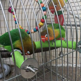 Cecuca Wooden U Shape Bird Perch Stand for Cockatiel Parakeet Conure