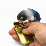 Cecuca Parrot Feeder Mini Iron Tank - Bird Training & Growth Interactive Toy