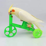 Cecuca Parrot Bike Toy Interactive Training Plaything for Bird Supplies