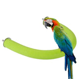 Cecuca Wooden U Shape Bird Perch Stand for Cockatiel Parakeet Conure