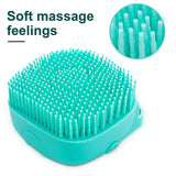Cecuca Silicone Pet Grooming Brush - Soft Massage Comb for Dogs and Cats