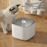 Cecuca Large Capacity Cat Water Fountain with Recirculating Filter