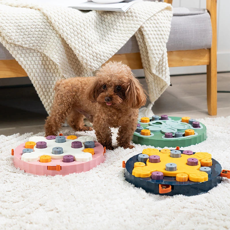 Cecuca Interactive Dog Puzzle Toy - Engaging Food Dispenser for Smart Pets