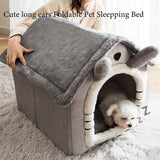 Cecuca Foldable Pet Sleeping Bed - Versatile and Washable Cat/Dog House
