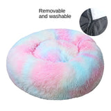 Cecuca Cozy Long Plush Pet Nest - Removable, Washable, Warm Dog Bed