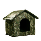 Cecuca Outdoor Cat Nest Waterproof Cat Shelter House Warm Dog Kennel