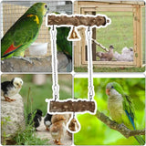 Bird Wooden Toy Perch Chewing Stand for Parrots - Cecuca Pepperwood Grinding Stand