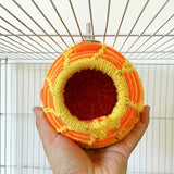 Cecuca Hand-Woven Bird Nest Cage| Winter House Decoration for Parrots and Hatchlings