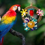 Colorful Paper Strip Parrot Chew Toy for Budgies Lovebirds Cockatiels - Cecuca Bird Accessories