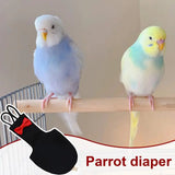 Cecuca Bird Diaper Flight Suit Bow Tie for Small Parrots and Birds