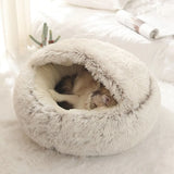 Cecuca Cozy Round Plush Cat Bed - Ultimate Comfort for Your Furry Friend