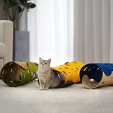 Cecuca Splicing Cat Toy Felt Pom Nest - Interactive Fun for Your Feline Friend