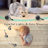 Cecuca Interactive Cat Toy with LED Lights and Two Speeds