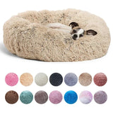 Cecuca Round Pet Bed - Super Soft Bed for Large Dogs and Cats