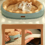 Cecuca Non-Slip Winter Warm Pet Bed Kennel - Cozy Haven for Cats and Small Dogs