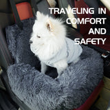 Cecuca Pet Car Seat - Comfortable Travel Bed for Dogs