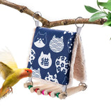 Cecuca Cozy Parrot Hammock Tent - Winter Bird House for Sleeping, Squirrels & Sparrows