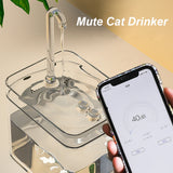 Cecuca Auto-Filter Cat Water Fountain with USB Electric Drinker