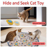 Cecuca Interactive Chirping Cat Toy Ball Hide and Seek Game Exercise Ball