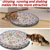Cecuca Electric Cat Toy: Hide & Seek Kitten Chirping & Motion Interactive Exercise Cover