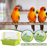 Cecuca Parrot Transport Cage | Bird Carrier for Lovebirds & Medium Parrots