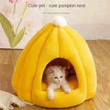 Cecuca Cozy Pumpkin Cat/Dog Nest - All Seasons Warmth & Comfort 2023
