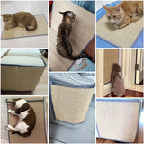 Cecuca Bamboo Cat Scratch Mat for Sofa and Wall Protection