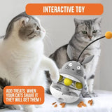 Cecuca Cat Tower: Interactive Treat Dispenser Toy with Sounding Bell