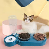Cecuca Automatic Pet Feeder and Water Dispenser for Cats and Dogs