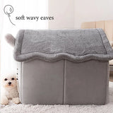 Cecuca Foldable Pet Sleeping Bed - Versatile and Washable Cat/Dog House