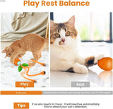 Cecuca Irregular Motion Cat Toy - Interactive Self Play Stimulates Senses