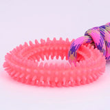 Cecuca Spiked Ring Interactive Dog Toy - Engaging Teeth Cleaning Fun
