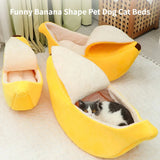 Cecuca Banana Cat Bed - Fun and Cozy Retreat for Your Feline Companion