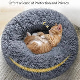 Cecuca Round Pet Bed - Super Soft Bed for Large Dogs and Cats